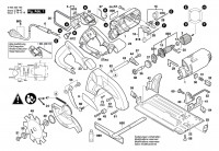 Bosch 0 603 330 703 Pks 54 Ce Circular Hand Saw 230 V / Eu Spare Parts